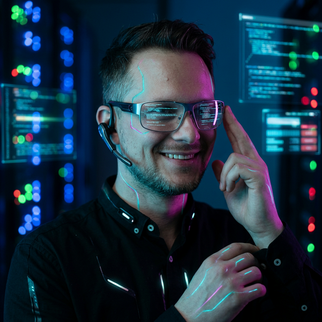 Adam Pacholski 28th Century Cyberpunk Avatar